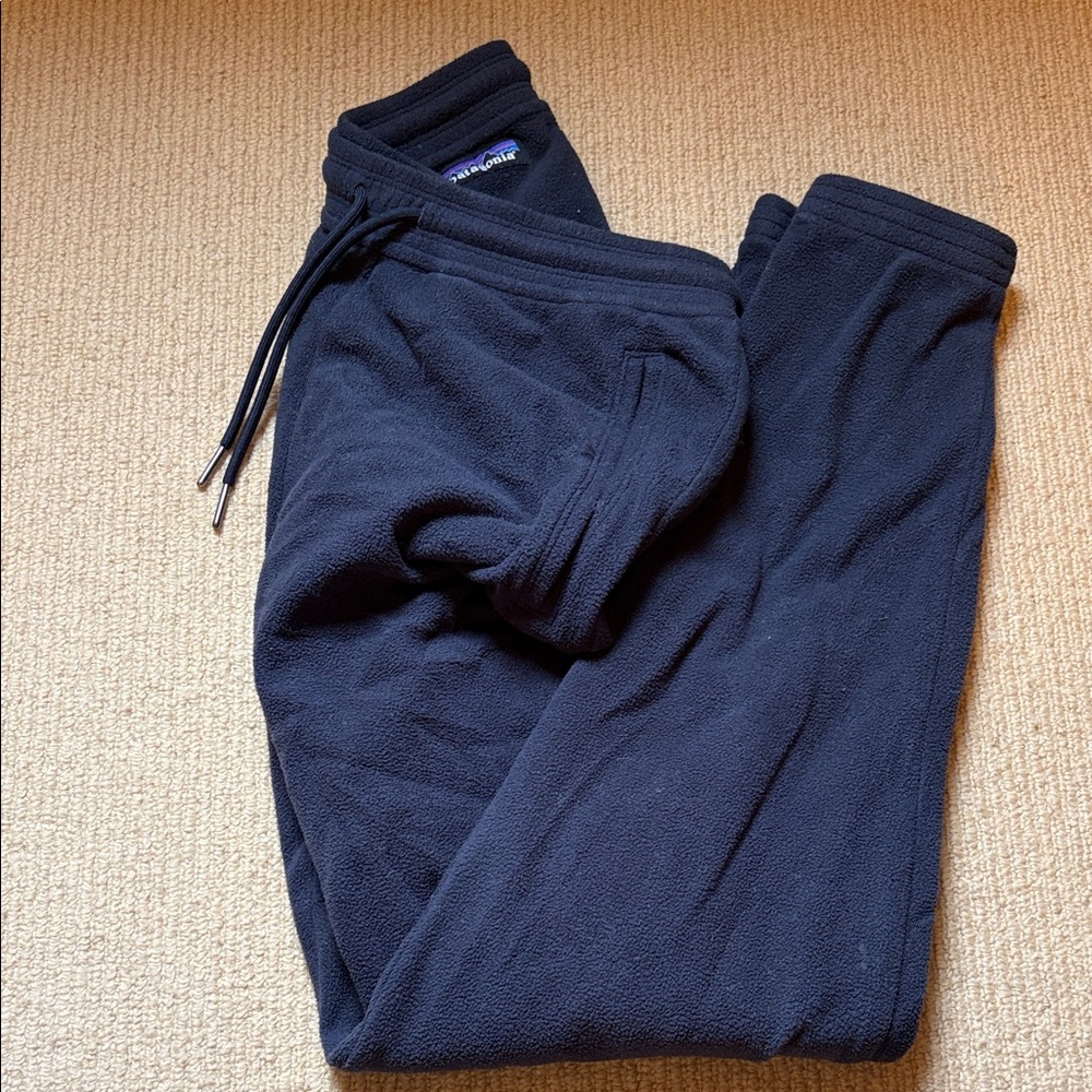 Patagonia Navy Fleece Pants Womens XS